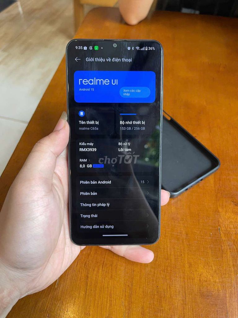 Realme C65s 256GB Xám. Mua bán Điện thoại tại Quận Tân Phú Tp Hồ Chí Minh được đăng bởi Trâm Trần hình 1