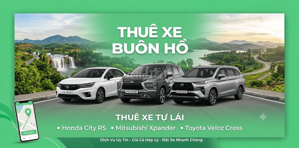 Thuê Xe Buôn Hồ – Dịch Vụ Thuê Xe Tự lái. Dịch vụ tại Thị Xã Buôn Hồ Đắk Lắk được đăng bởi Nguyễn Đình Thảo hình 1
