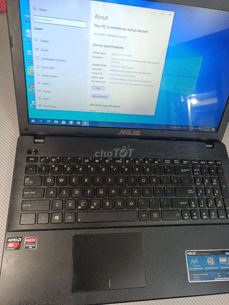 Asus 15 inch AMD A6-5200 APU 8GB. Mua bán Laptop tại Quận 7 Tp Hồ Chí Minh được đăng bởi huynhnghia hình 1