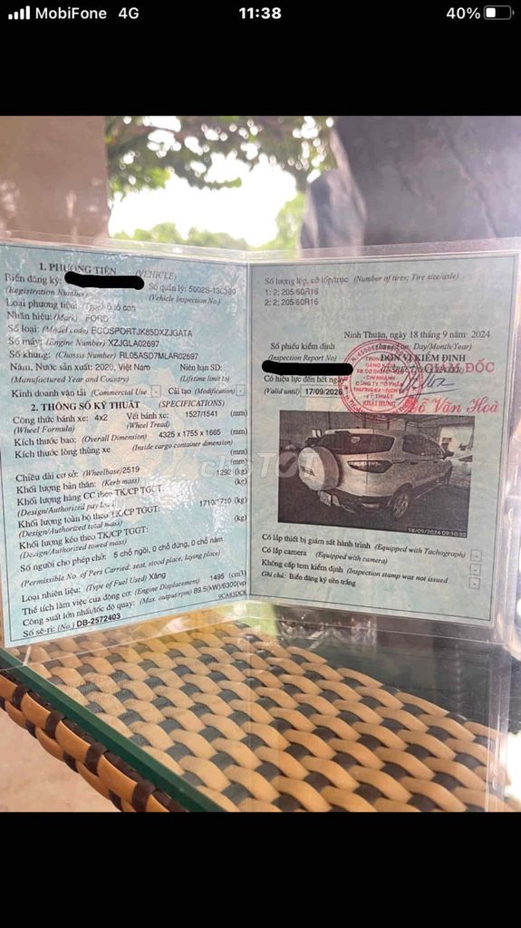 Ford EcoSport 2020 1.5L Ambiente AT - 38000 km. Mua bán Ô tô tại Huyện Cam Lâm Khánh Hòa được đăng bởi 12.Hoàng Giang hình 7