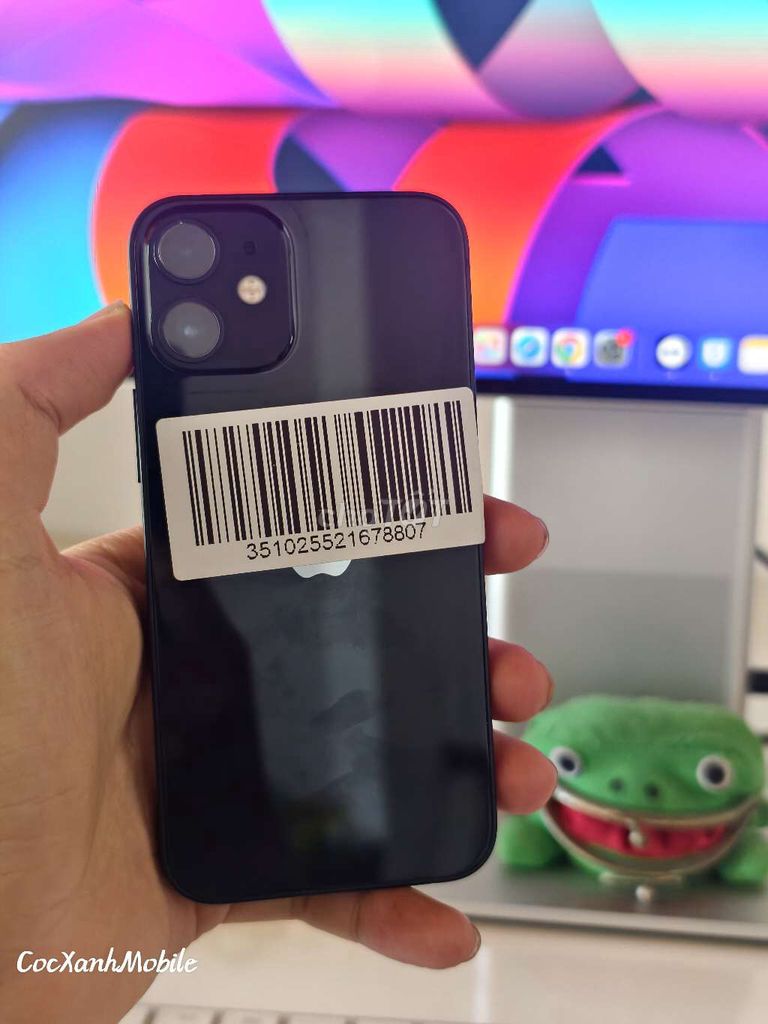 iPhone 12 Mini 64GB Đen zin nguyên áp suất. Mua bán Điện thoại tại Quận Liên Chiểu Đà Nẵng được đăng bởi Minh Hiệp CócXanhMobile hình 1