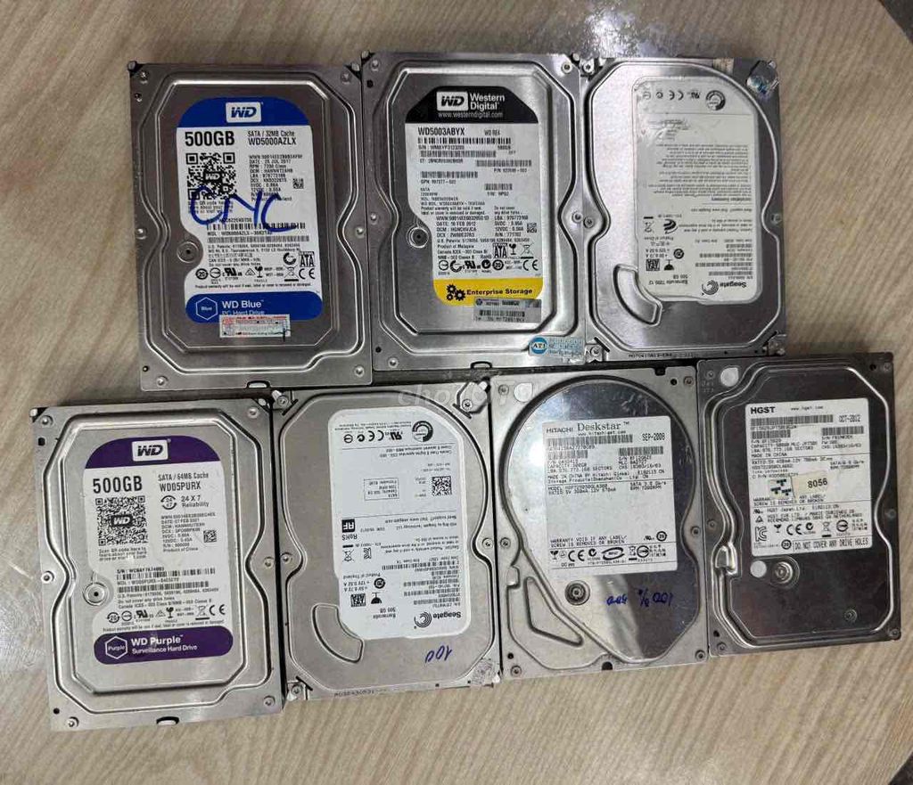hdd 3.5 500g - 6tb sk 100 đẹp. Mua bán Linh kiện (RAM, Card...) tại Quận Gò Vấp Tp Hồ Chí Minh được đăng bởi vitinhtule hình 1