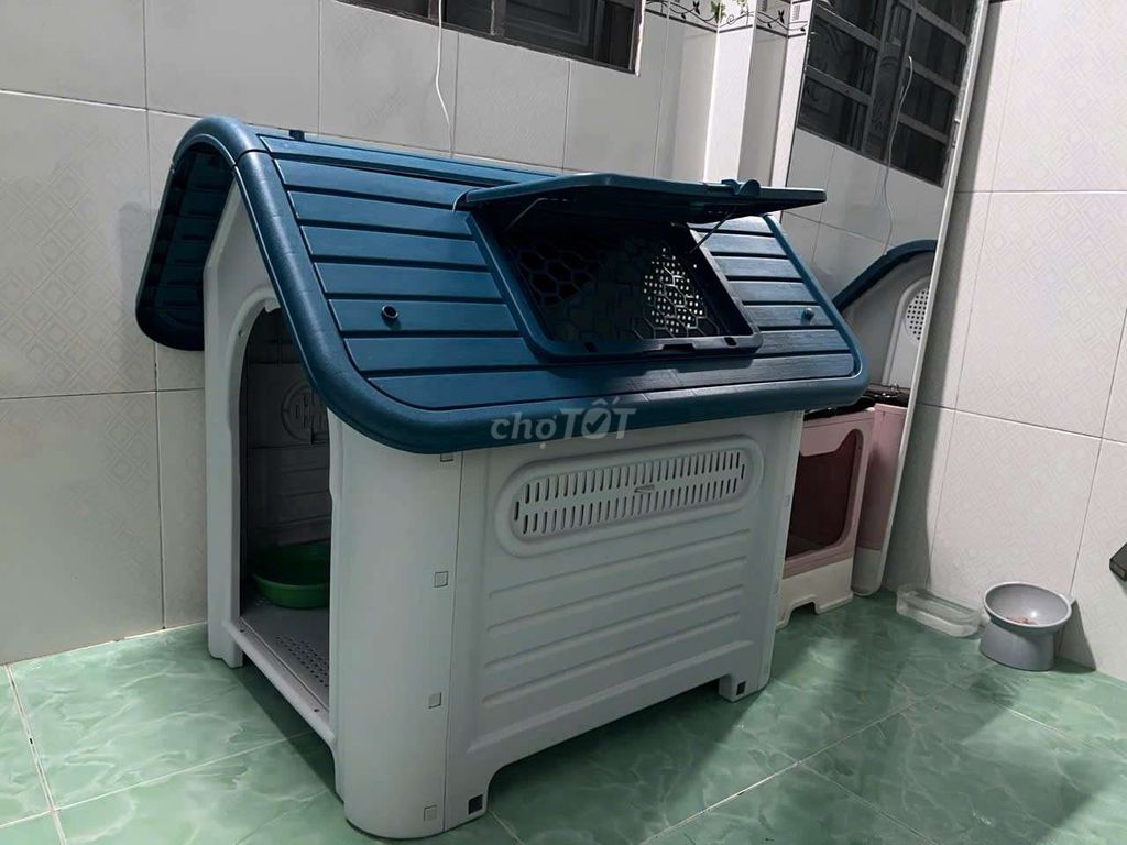 Nhà cho thú cưng Nhựa Xanh dương. Mua bán Phụ kiện, Thức ăn, Dịch vụ tại Thành phố Biên Hòa Đồng Nai được đăng bởi Hoàng Lên hình 1