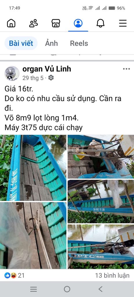 Vỏ máy xe. Mua bán Phương tiện khác tại Huyện Trần Văn Thời Cà Mau được đăng bởi Vũ Linh hình 5