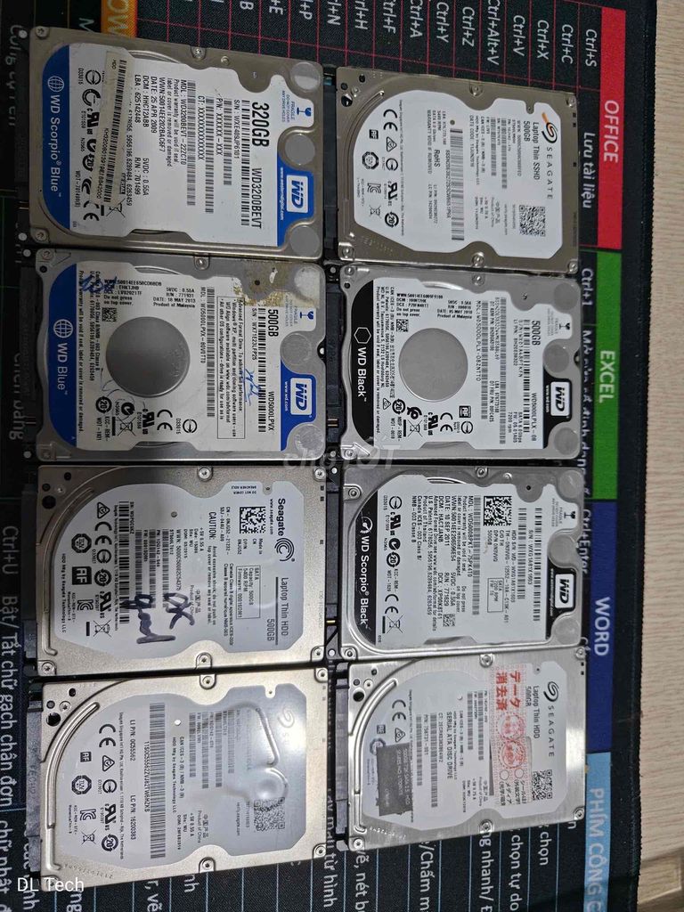 HDD 500GB 2.5inch tốc độ 7200rpm tình trạng good