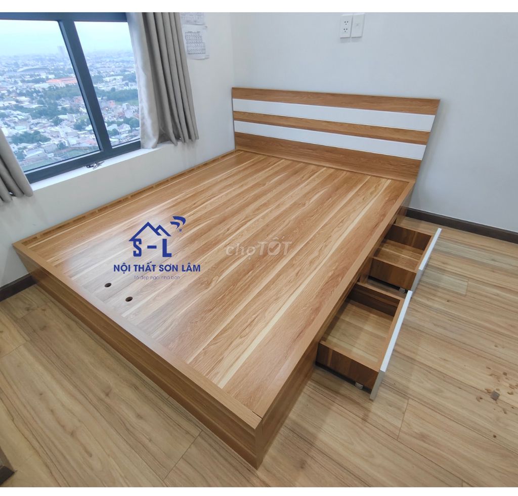 giường mdf \\giương ngủ gỗ ''giường gỗ cn mdf hcm