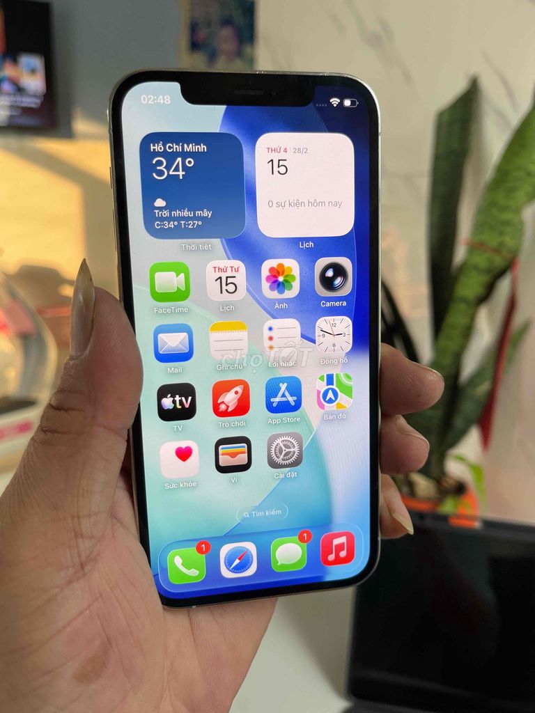 Apple iPhone 12 Pro 128GB Bạc Đã sử dụng. Mua bán Điện thoại tại Thành phố Thuận An Bình Dương được đăng bởi  Phan Trung hình 1