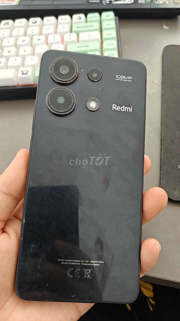 Xiaomi Redmi Note 13 Đen 256GB. Mua bán Điện thoại tại Thành phố Thủ Đức Tp Hồ Chí Minh được đăng bởi Điện Thoại Giá Tốt hình 1