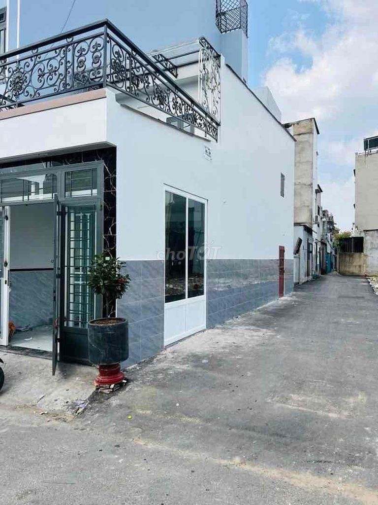 Nhà góc hẻm thông 2 mặt tiền - Trệt lầu 4x12m - Bình Tân - 3.8 tỷ