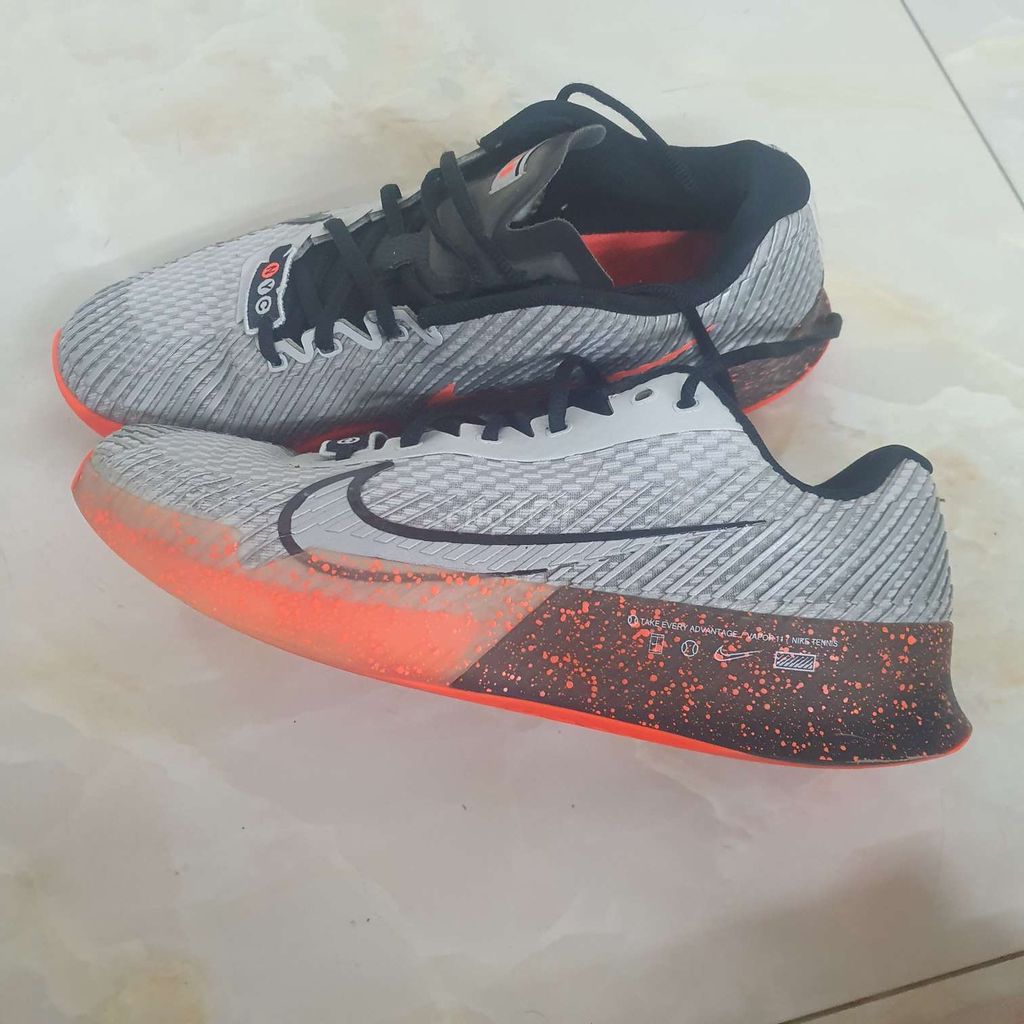 Giày thể thao Nike Nam Xám cam size 42. Mua bán Giày dép tại Quận Ngô Quyền Hải Phòng được đăng bởi Khanh Quoc hình 1