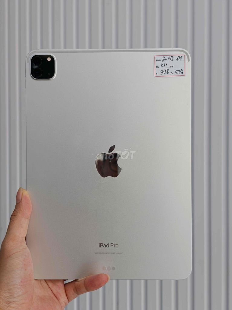 ipad Pro M2-11inch 128gb Silver Wifi P100%. Mua bán Máy tính bảng tại Quận Đống Đa Hà Nội được đăng bởi Quý Hoàng hình 1