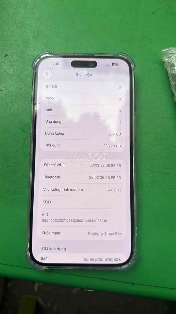 Apple iPhone 14 Pro Max 256GB Tím. Mua bán Điện thoại tại Quận Đống Đa Hà Nội được đăng bởi Tony Sói hình 1
