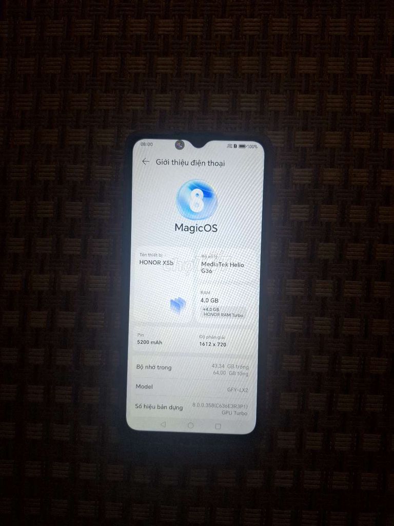 HONOR X5b 64GB Xám. Mua bán Điện thoại tại Quận Bắc Từ Liêm Hà Nội được đăng bởi Mua Bán Giá Rẻ hình 1