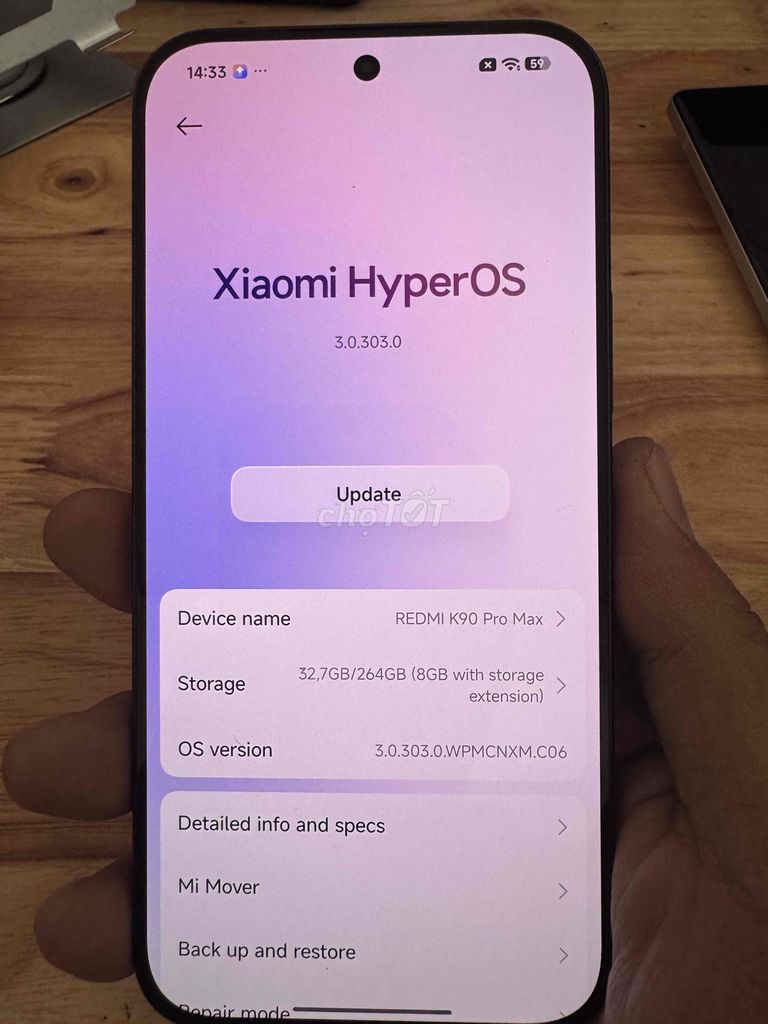 Xiaomi K90 Pro Max 12GB/256GB Đen , rôm nội địa. Mua bán Điện thoại tại Huyện Châu Thành Bến Tre được đăng bởi Từ Văn Thanh hình 1