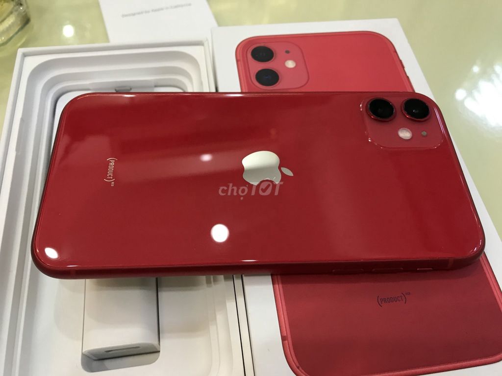 0989014814 - Iphone 11 64G RED QT mới 99 fulbox CBH 11/2020 FPT