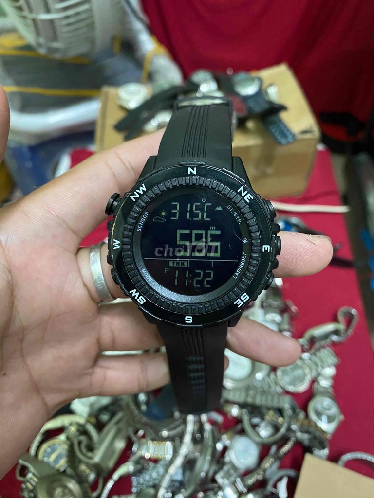 Đồng hồ Lad Weather Nam Đen 48mm. Mua bán Đồng hồ tại Huyện Thủ Thừa Long An được đăng bởi MINH PHAT hình 1
