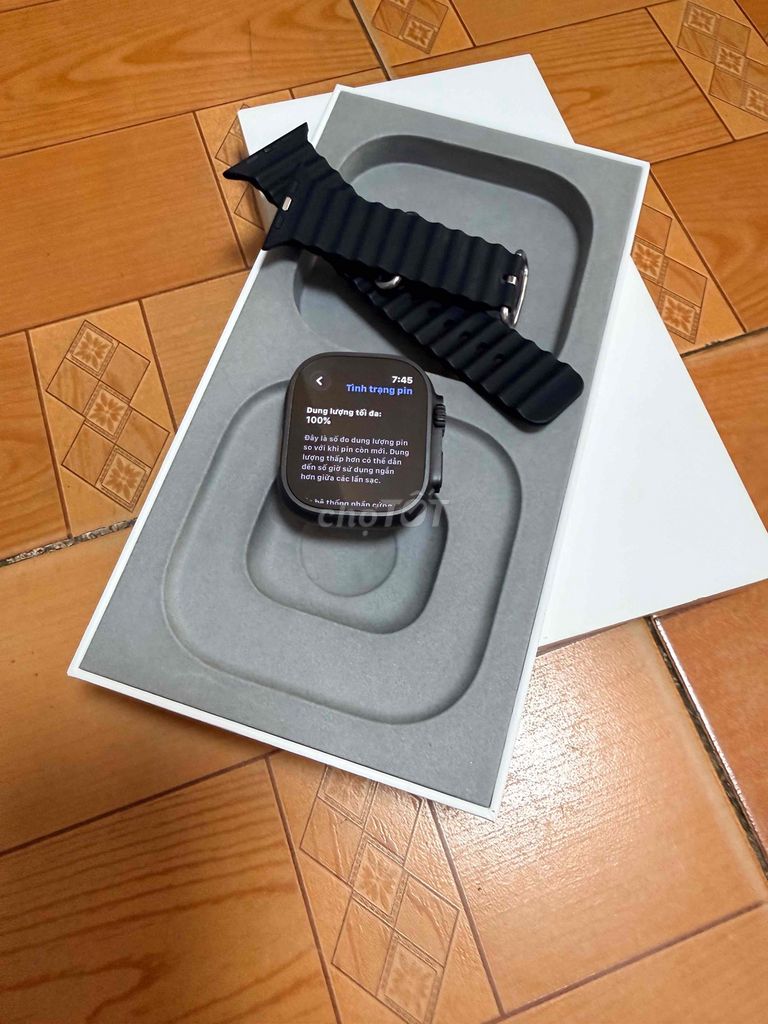 Apple Watch Ultra 3 Titan Đen 49mm Lte keng full. Mua bán Thiết bị đeo thông minh tại Quận 6 Tp Hồ Chí Minh được đăng bởi Laptop Phương Nghi hình 1