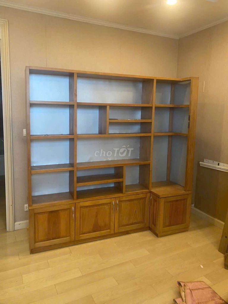 Kệ sách gỗ Nâu Hiện đại Gia đình. Mua bán Tủ, kệ gia đình tại Quận Bắc Từ Liêm Hà Nội được đăng bởi Khiên Nguyễn hình 1