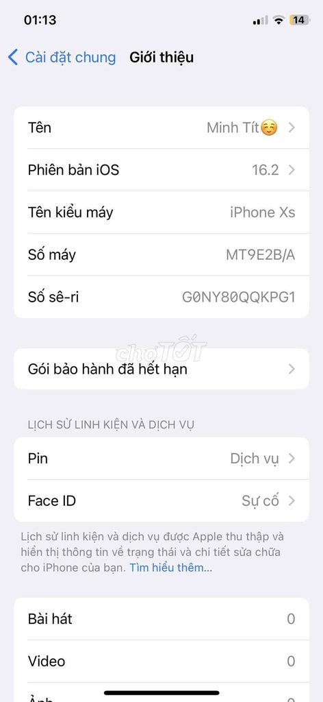 Apple iPhone Xs. Mua bán Điện thoại tại Quận Ba Đình Hà Nội được đăng bởi quang minh hình 1