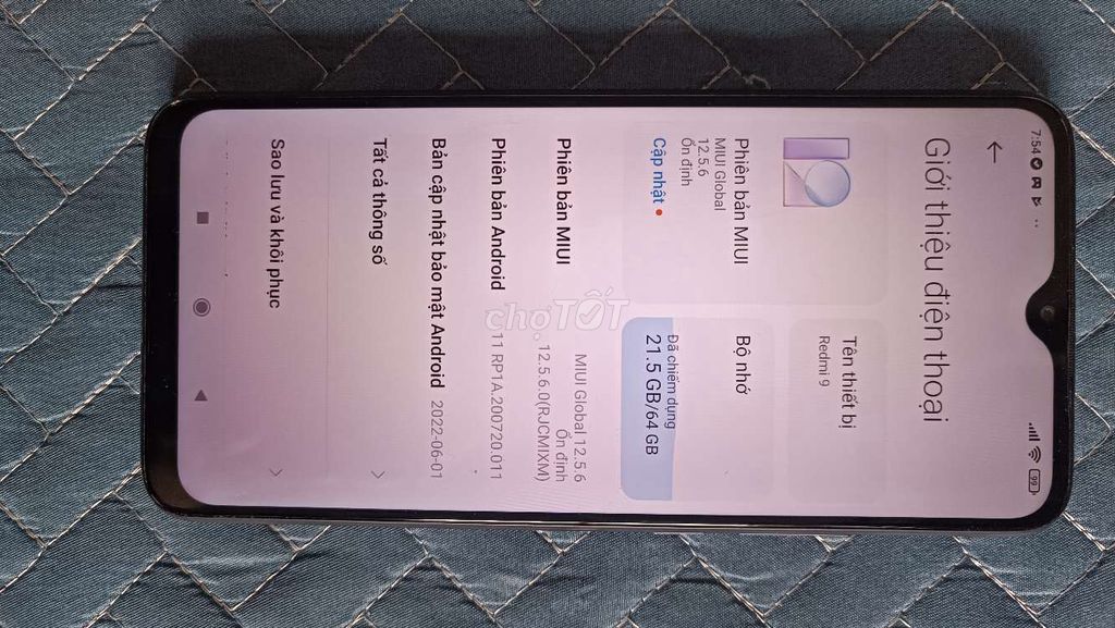 Xiaomi Redmi 9 4GB/64GB Xám. Mua bán Điện thoại tại Quận Ngô Quyền Hải Phòng được đăng bởi Phong hình 1