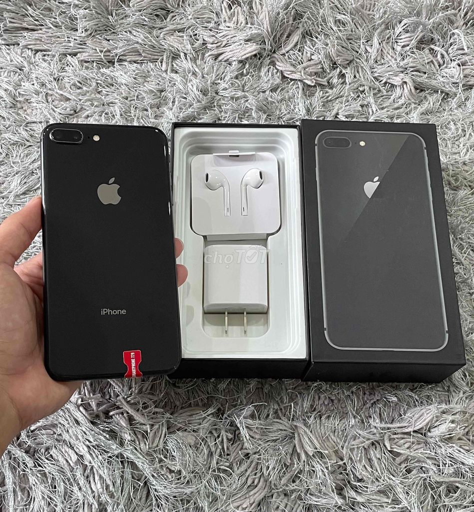 iphone 8 plus 64gb đen zin full boxx full phụ kiên