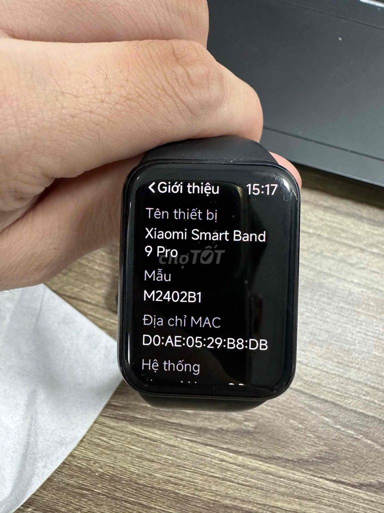 Xiaomi Smart Band 9 Pro Đen 95%. Mua bán Thiết bị đeo thông minh tại Quận 8 Tp Hồ Chí Minh được đăng bởi Phát hình 1