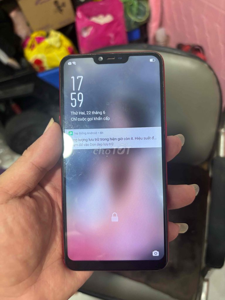 Oppo A3s 3GB/32GB Đỏ. Mua bán Điện thoại tại Thành phố Bà Rịa Bà Rịa - Vũng Tàu được đăng bởi thanh lý hình 1