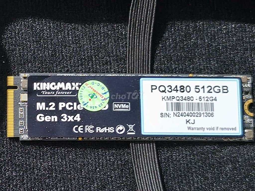 Ổ cứng SSD Kingmax 512GB 97%. Mua bán Linh kiện (RAM, Card...) tại Huyện Gò Dầu Tây Ninh được đăng bởi Thiện Nghĩa hình 1