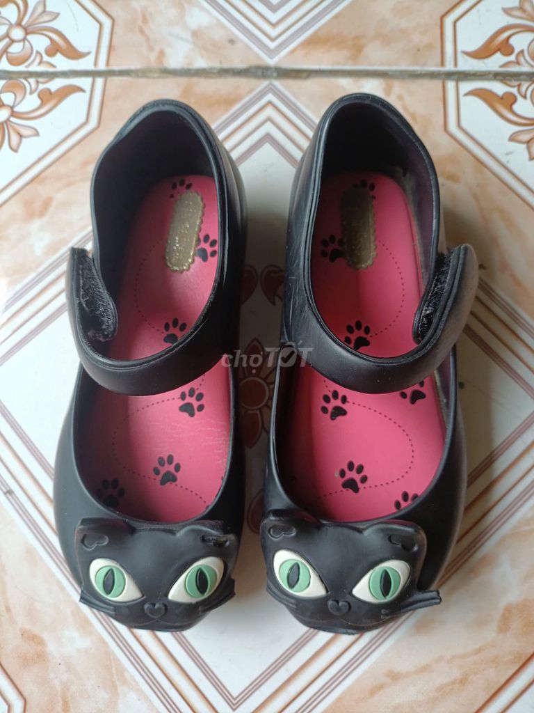 Giày bé gái Mini Melissa Black Cat 16.5cm. Mua bán Giày dép tại Huyện Hóc Môn Tp Hồ Chí Minh được đăng bởi Siêu Quậy hình 1