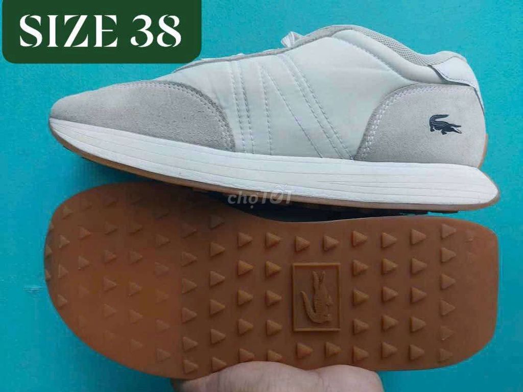 Lacoste L-Spin 2Hand.Size 38 .Bao Real. Mua bán Giày dép tại Quận 10 Tp Hồ Chí Minh được đăng bởi Phan Tuấn hình 1
