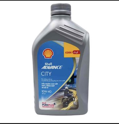 Dầu nhớt xe máy Shell Advance City 10W-40 1L