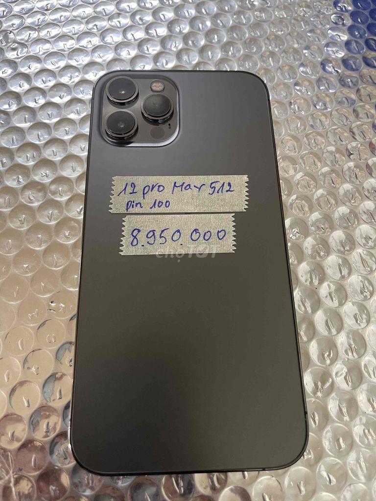 Iphone 12 Pro Max 512GB đẹp keng 99%. Mua bán Điện thoại tại Quận Ninh Kiều Cần Thơ được đăng bởi Cầm Đồ Anh Quý hình 1