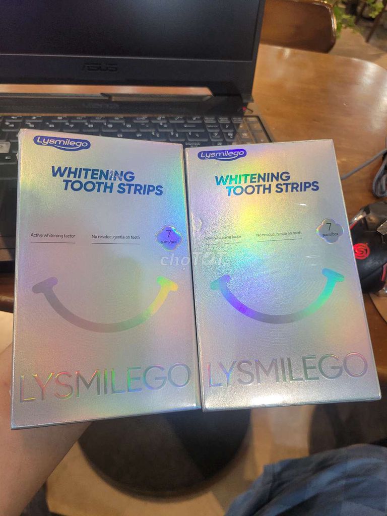 Thanh lý 2 hộp Miếng dán trắng răng Lysmilego. Mua bán Phụ kiện thời trang khác tại Quận 12 Tp Hồ Chí Minh được đăng bởi Hùng  hình 1