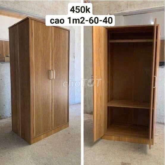 Tủ quần áo gỗ ép MDF 120x60x40cm. Mua bán Tủ, kệ gia đình tại Quận Cẩm Lệ Đà Nẵng được đăng bởi Ngọcn shop hình 1