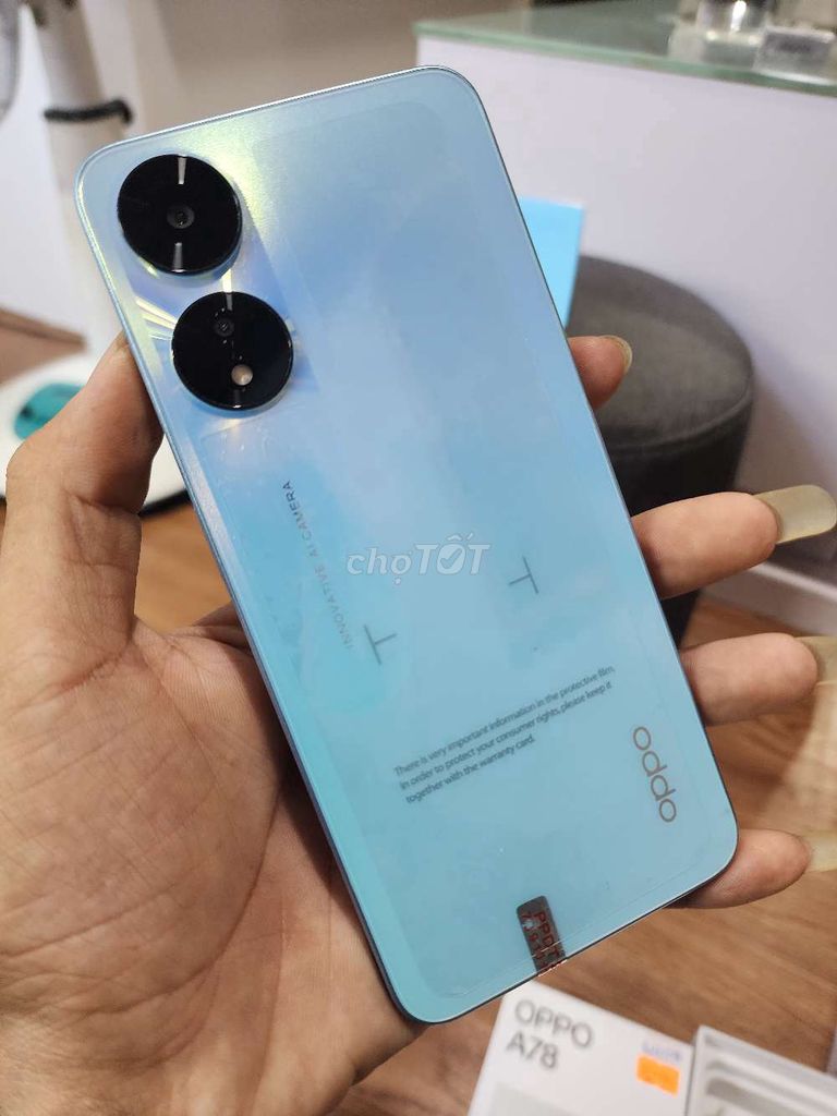 OPPO A78 128GB Tím, Xanh Full chức năng. Mua bán Điện thoại tại Thành phố Buôn Ma Thuột Đắk Lắk được đăng bởi OPPO LINH ANH 48 LÊ QUÝ ĐÔN BMT hình 1