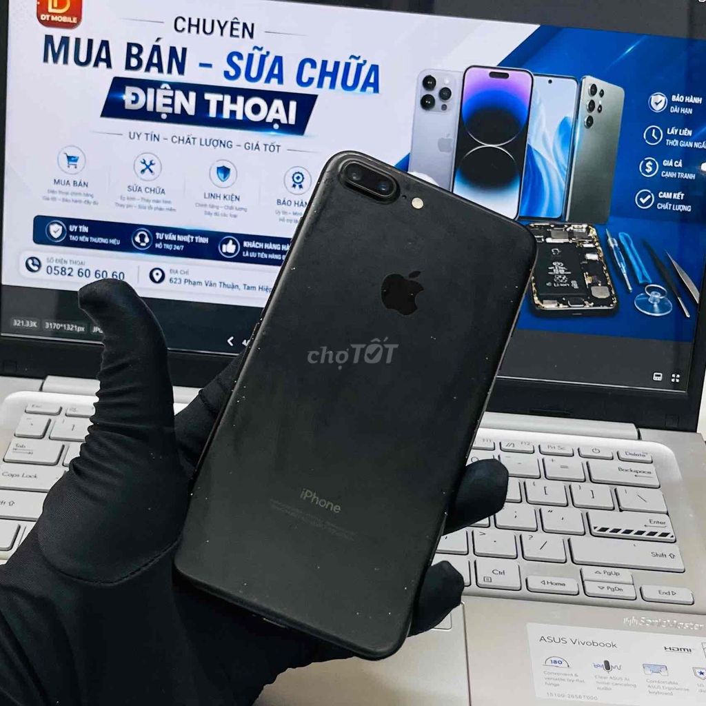 Apple iPhone 7 Plus 128GB Đen Quốc Tế. Mua bán Điện thoại tại Thành phố Biên Hòa Đồng Nai được đăng bởi DT MOBILE BIÊN HOÀ hình 1