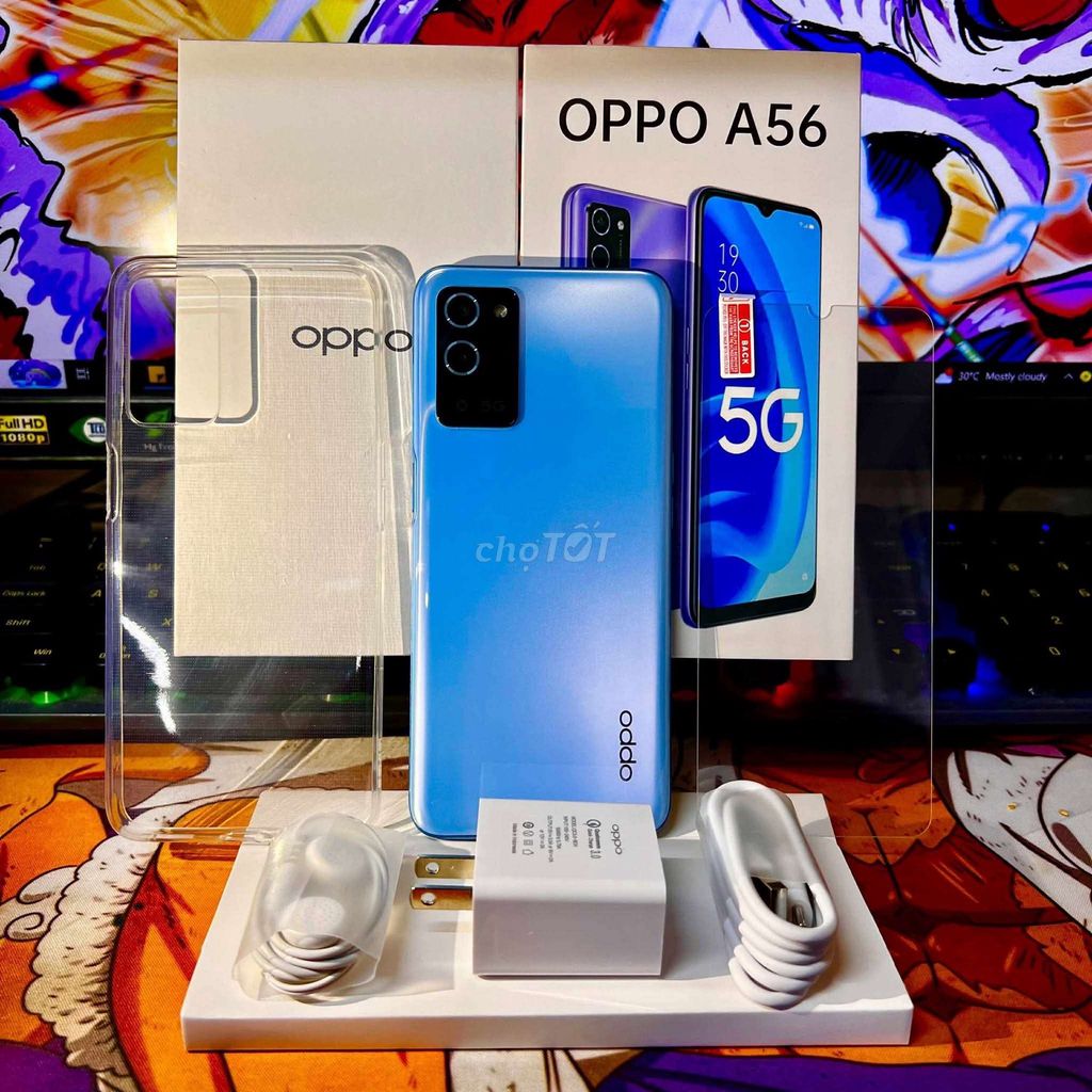 OPPO A56 5G chính hãng đẹp keng như mới. Mua bán Điện thoại tại Quận Tân Bình Tp Hồ Chí Minh được đăng bởi Táo Bán Lổ hình 1