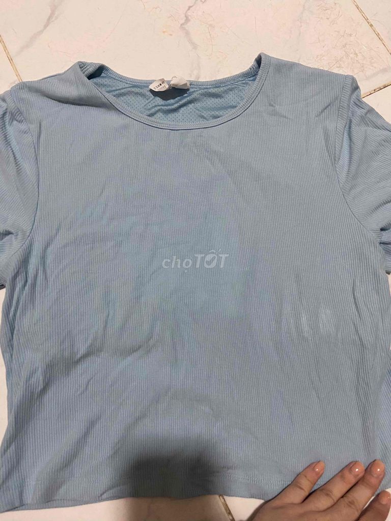 Áo thun nữ vải gân size L. Mua bán Quần áo tại Quận 3 Tp Hồ Chí Minh được đăng bởi Trân Phạm hình 1