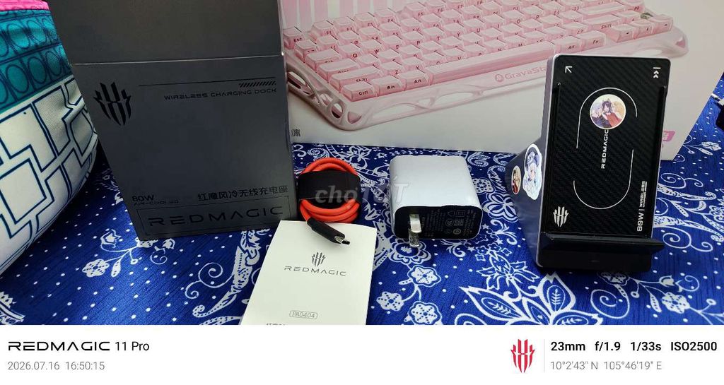 Đế sạc Red Magic 11 Pro 80W Đen. Mua bán Phụ kiện (Màn hình, Chuột...) tại Quận Ninh Kiều Cần Thơ được đăng bởi Thiên Phúc Võ hình 1