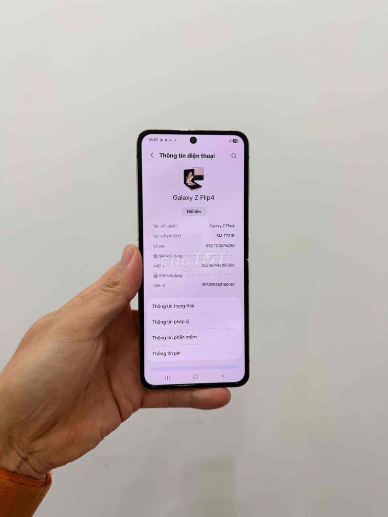 Samsung Z Flip 4 128GB Vàng Đồng. Mua bán Điện thoại tại Quận Đống Đa Hà Nội được đăng bởi Ng Hoang Anh hình 1