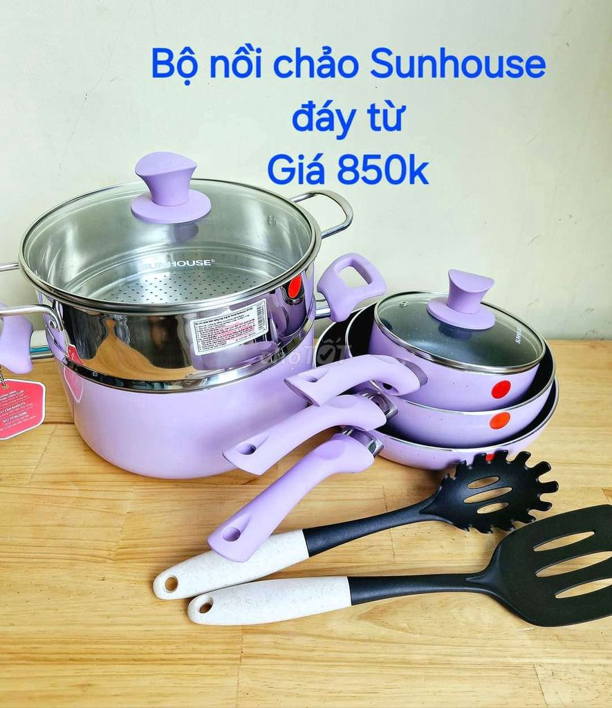 Thanh lý bộ nồi đáy từ Sunhouse