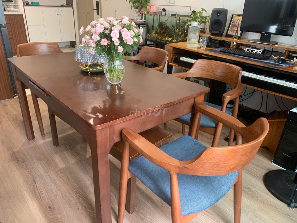 Tôi cần bán thanh lý bộ bàn ăn (làm việc) gỗ tốt. Mua bán Bàn ghế tại Quận Nam Từ Liêm Hà Nội được đăng bởi hoangkieu hình 2