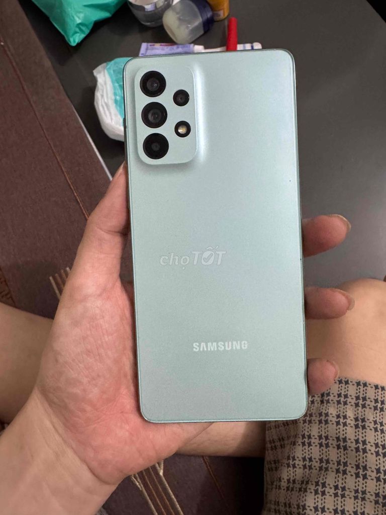 Samsung Galaxy A73 5G Xanh 8GB/128GB. Mua bán Điện thoại tại Huyện Đông Anh Hà Nội được đăng bởi Huy Ân hình 1