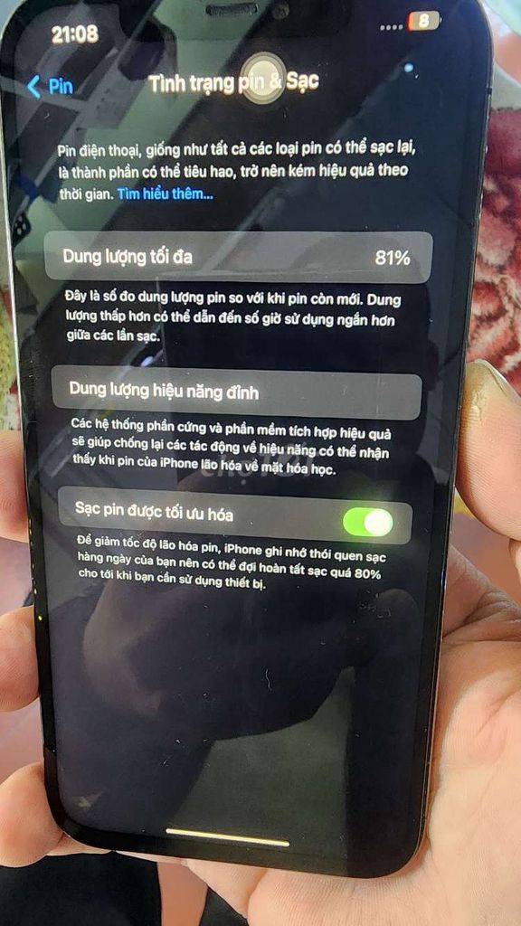 Apple iPhone 12 Pro Max 128GB Xám. Mua bán Điện thoại tại Thành phố Bắc Ninh Bắc Ninh được đăng bởi bảo linh hình 1