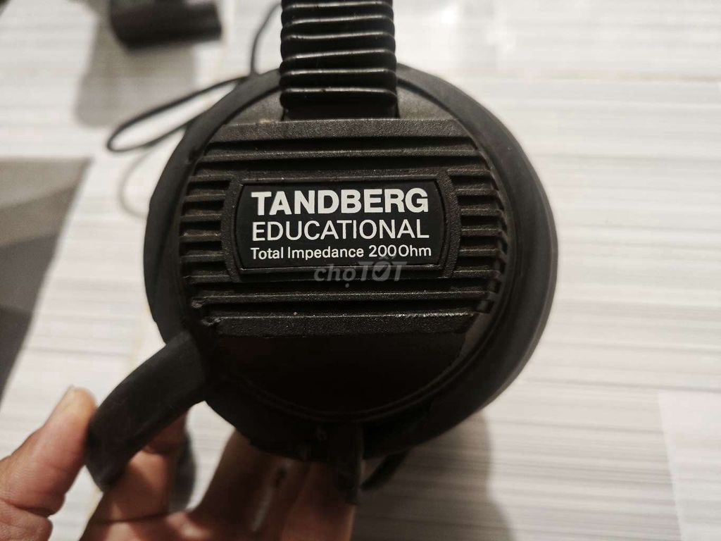 Tai nghe cổ trở kháng 200 ohm hiệu Tandberg Đức.. Mua bán Tivi, Âm thanh tại Quận 6 Tp Hồ Chí Minh được đăng bởi CQH hình 1