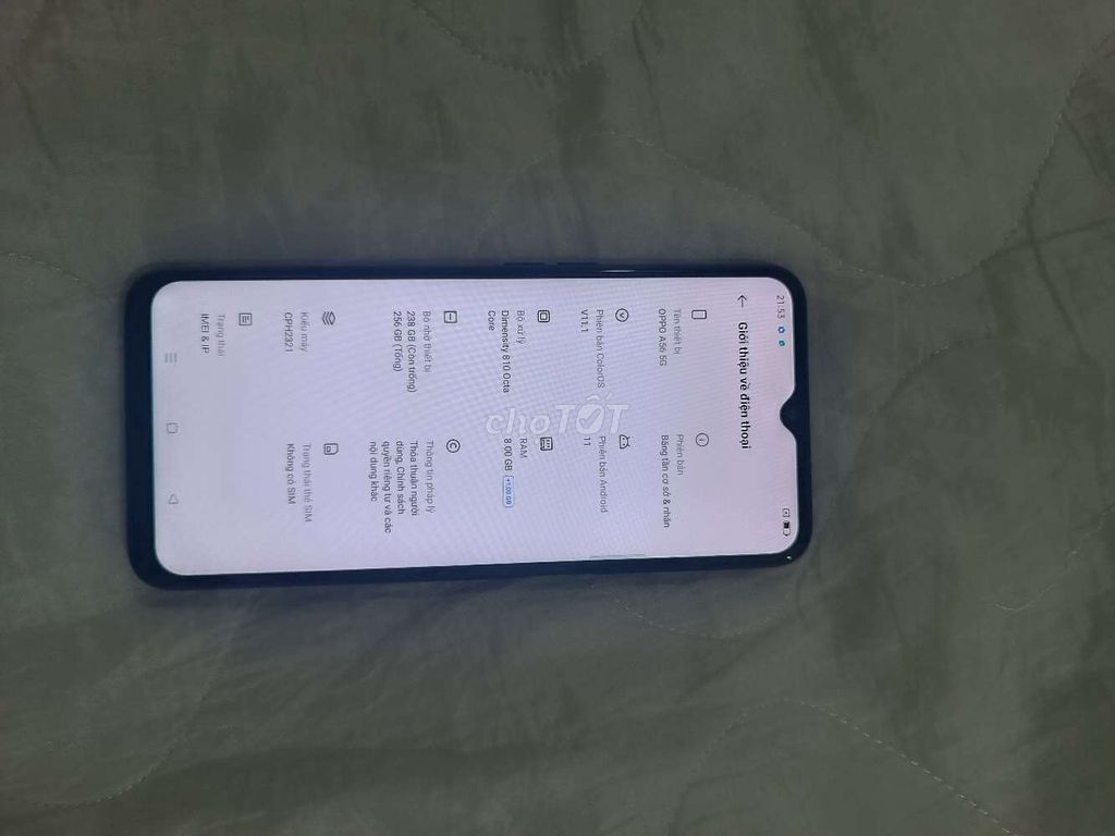 OPPO A56 5G 258GB Đen. Mua bán Điện thoại tại Quận 12 Tp Hồ Chí Minh được đăng bởi Hiếu Trần hình 1