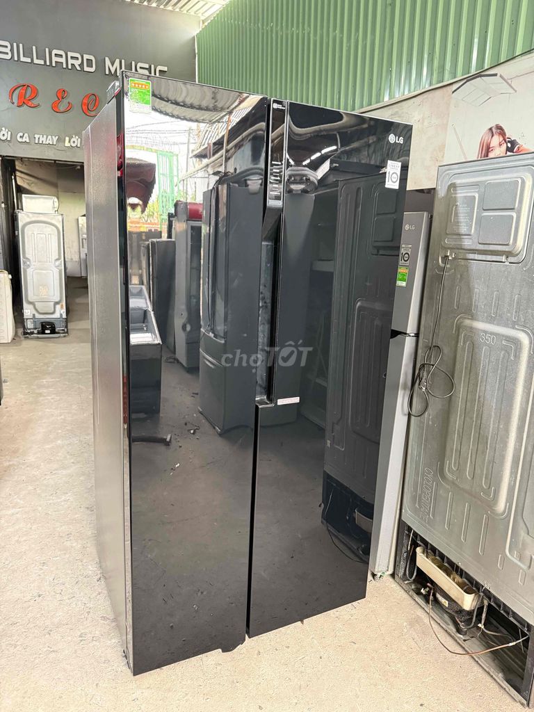 Tủ lạnh LG Side by Side Đen inverter. Mua bán Tủ lạnh tại Thành phố Thủ Đức Tp Hồ Chí Minh được đăng bởi Nam Huỳnh hình 1