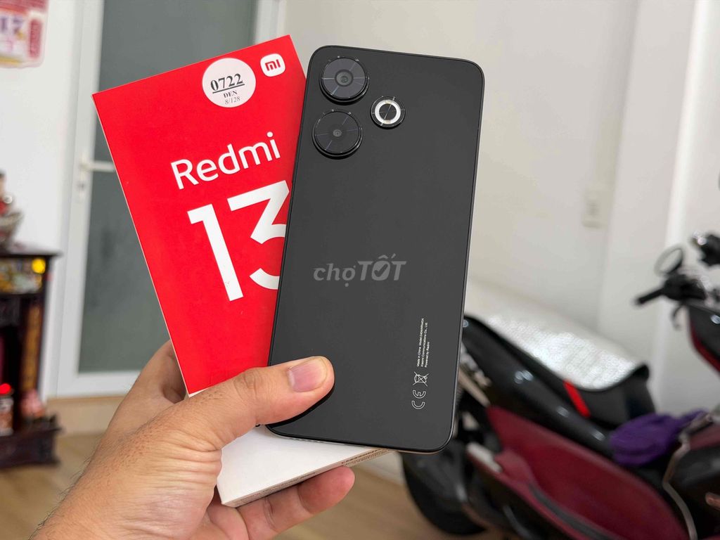 Xiaomi Redmi 13 128GB Đen Ram 8GB Full Box. Mua bán Điện thoại tại Quận Ninh Kiều Cần Thơ được đăng bởi Cầm Đồ Tấn Lợi hình 1