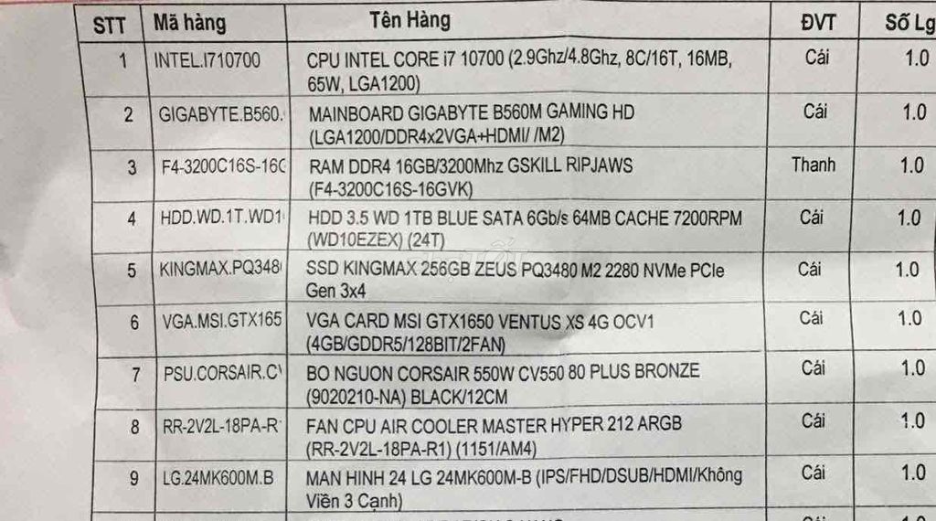 Cần bán pc giá rẻ