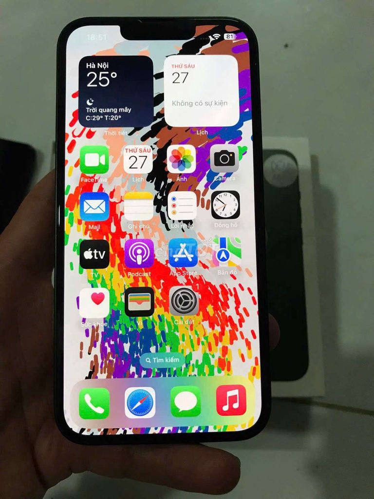 Iphone 13 quốc tế VN TGDĐ  full box 128gb. Mua bán Điện thoại tại Huyện Lai Vung Đồng Tháp được đăng bởi QUÍT ĐƯỜNG SIÊU NGỌT  hình 1